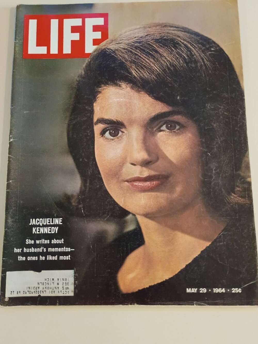 Mementos of JFK focus on 1st Lady Jacqueline 1964